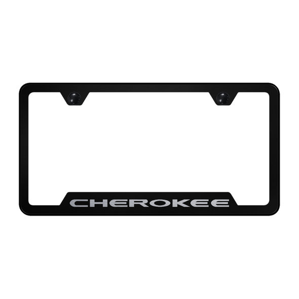 Cherokee Cut-Out Frame - Laser Etched Black