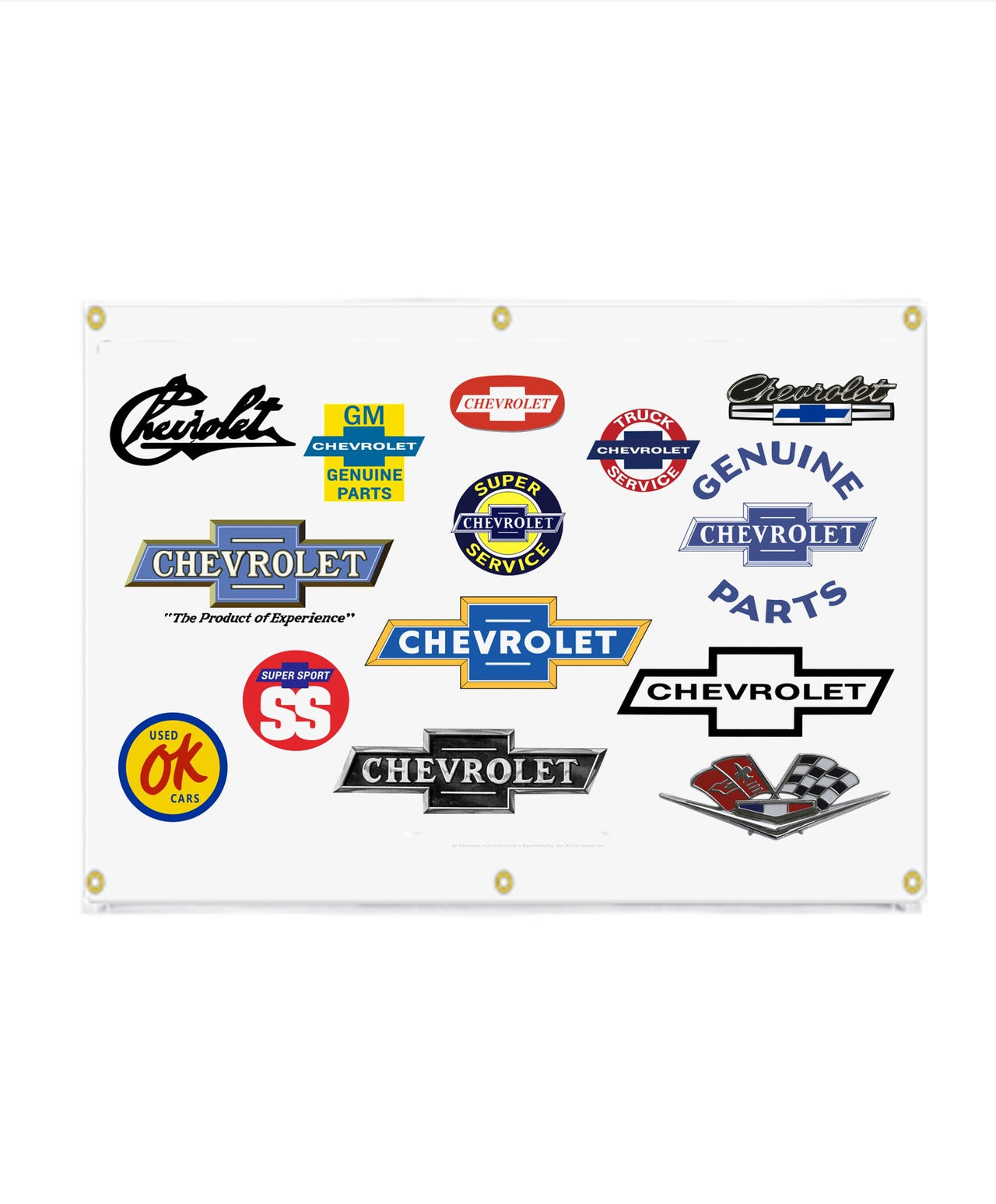 CHEVROLET Badges through the years Banner