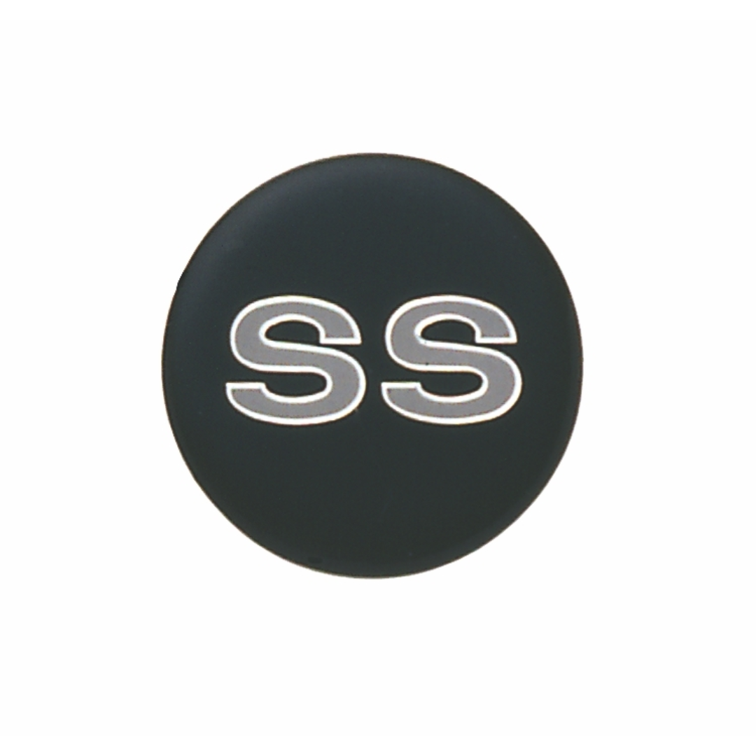 Chevrolet SS Black Emblem Decal - Size 44mm (1.75")