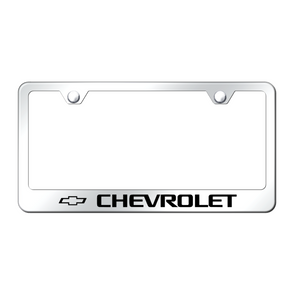 Chevrolet Stainless Steel Frame - Laser Etched Mirrored