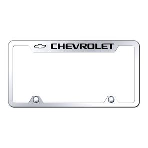 Chevrolet Steel Truck Cut-Out Frame - Laser Etched Mirrored