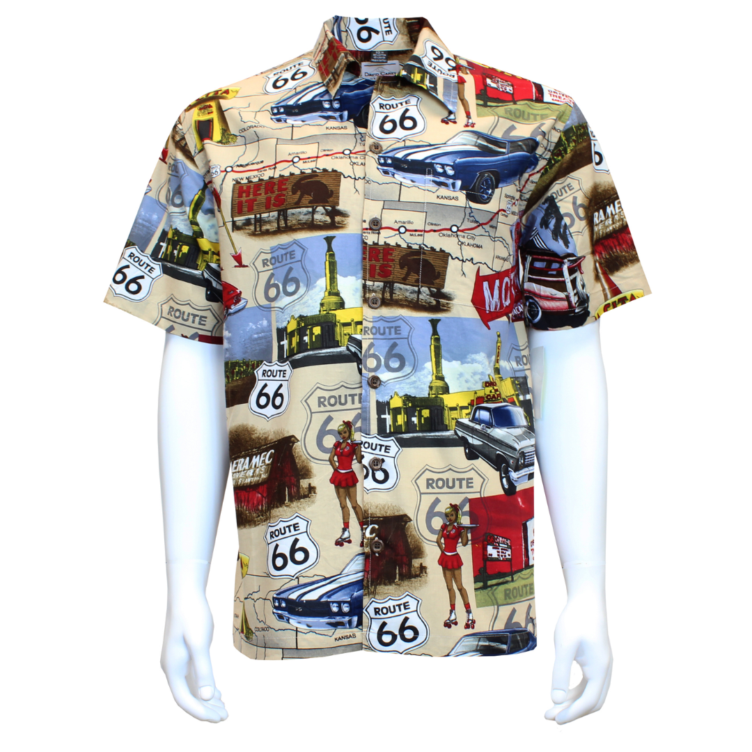 Chevy Route 66 Tropical Shirt