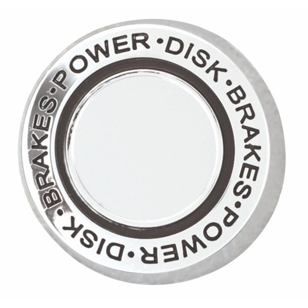 Chrome Plated ABS Power Disk Brakes Center Set of 4