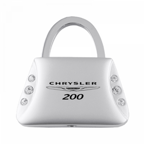 Chrysler 200 Jeweled Purse Key Fob - Silver