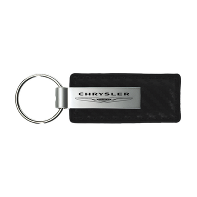 chrysler-carbon-fiber-leather-key-fob-in-black-41493-classic-auto-store-online