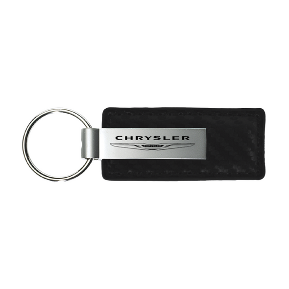 chrysler-carbon-fiber-leather-key-fob-in-black-41493-classic-auto-store-online