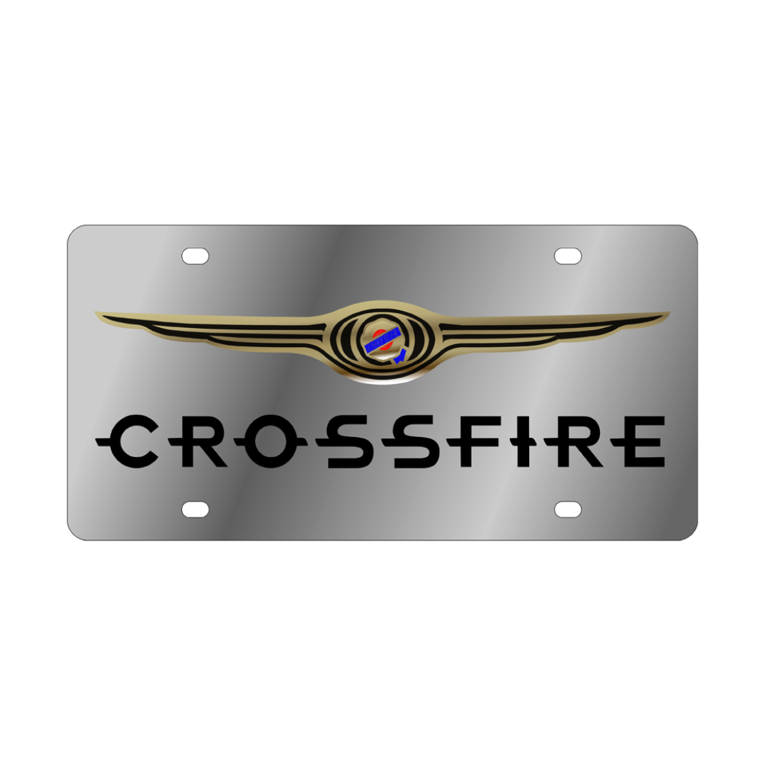 Chrysler Crossfire Stainless Steel License Plate