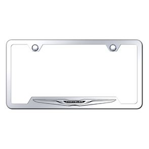 Chrysler Logo Cut-Out Frame - Laser Etched Mirrored