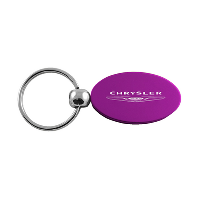 Chrysler Oval Key Fob in Purple