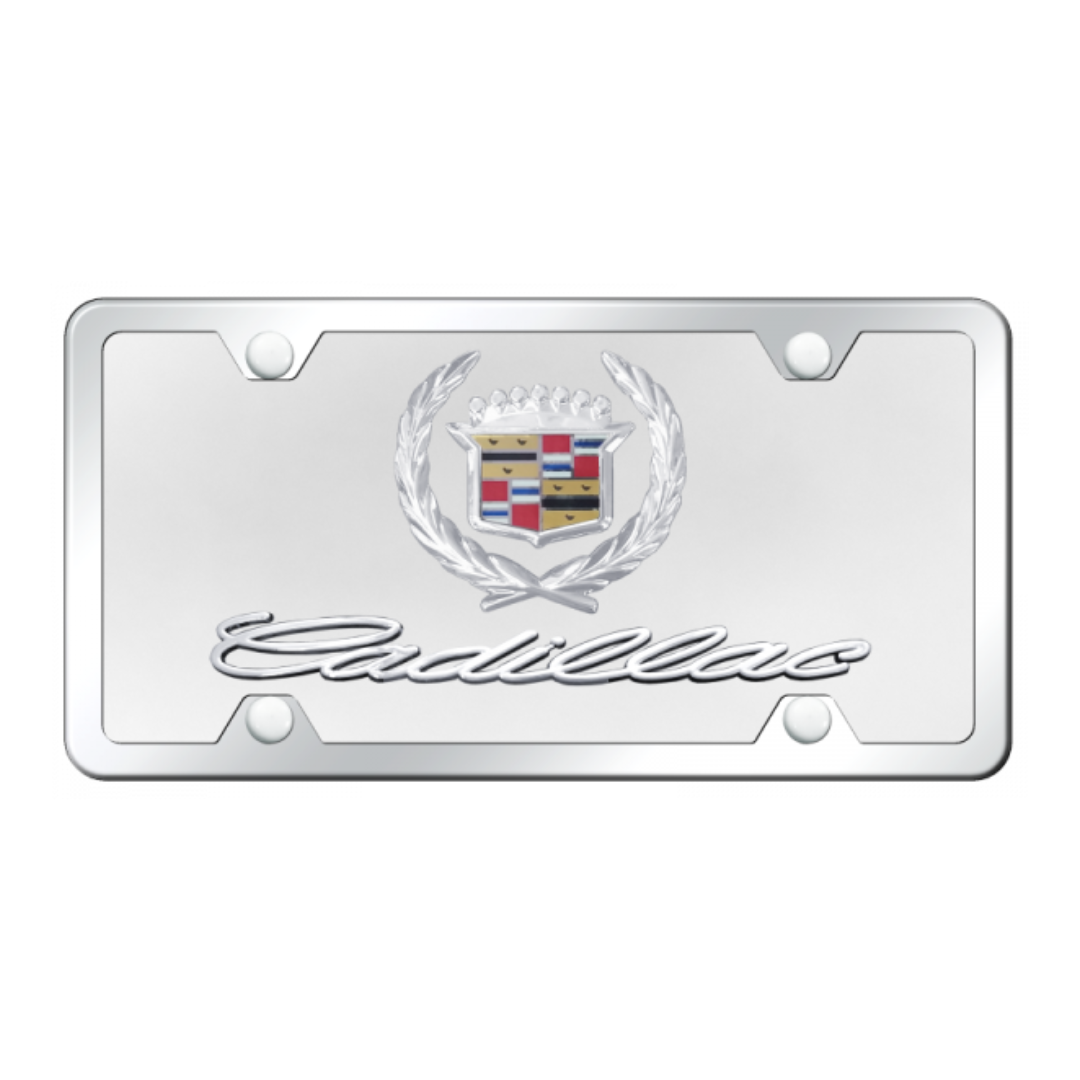 dual-cadillac-license-plate-kit-chrome-on-white