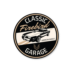 Classic Firebird Garage American Muscle Aluminum Sign