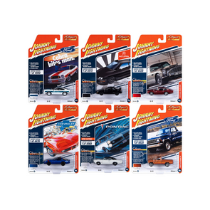 "Classic Gold Collection" 2023 Set B of 6 Cars Release 1 1/64 Diecast Model Cars by Johnny Lightning