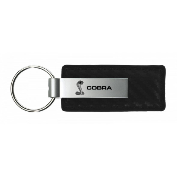 cobra-carbon-fiber-leather-key-fob-black-41175-classic-auto-store-online