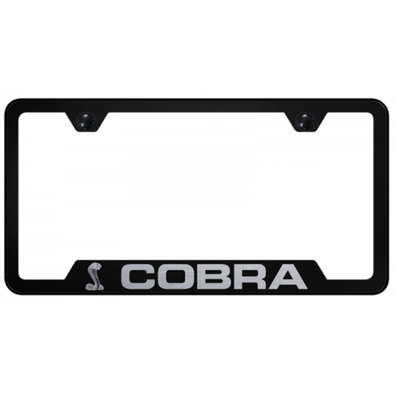 Cobra Cut-Out Frame - Laser Etched Black
