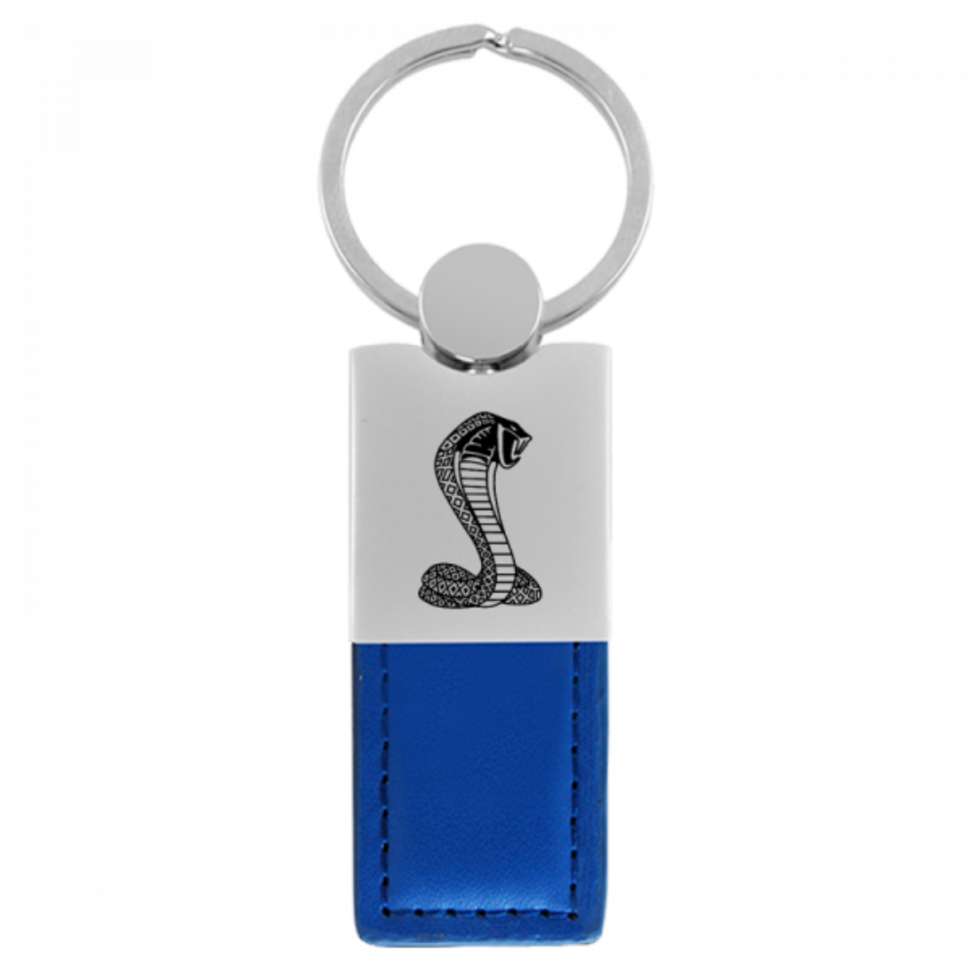 cobra-duo-leather-chrome-key-fob-blue-39519-classic-auto-store-online