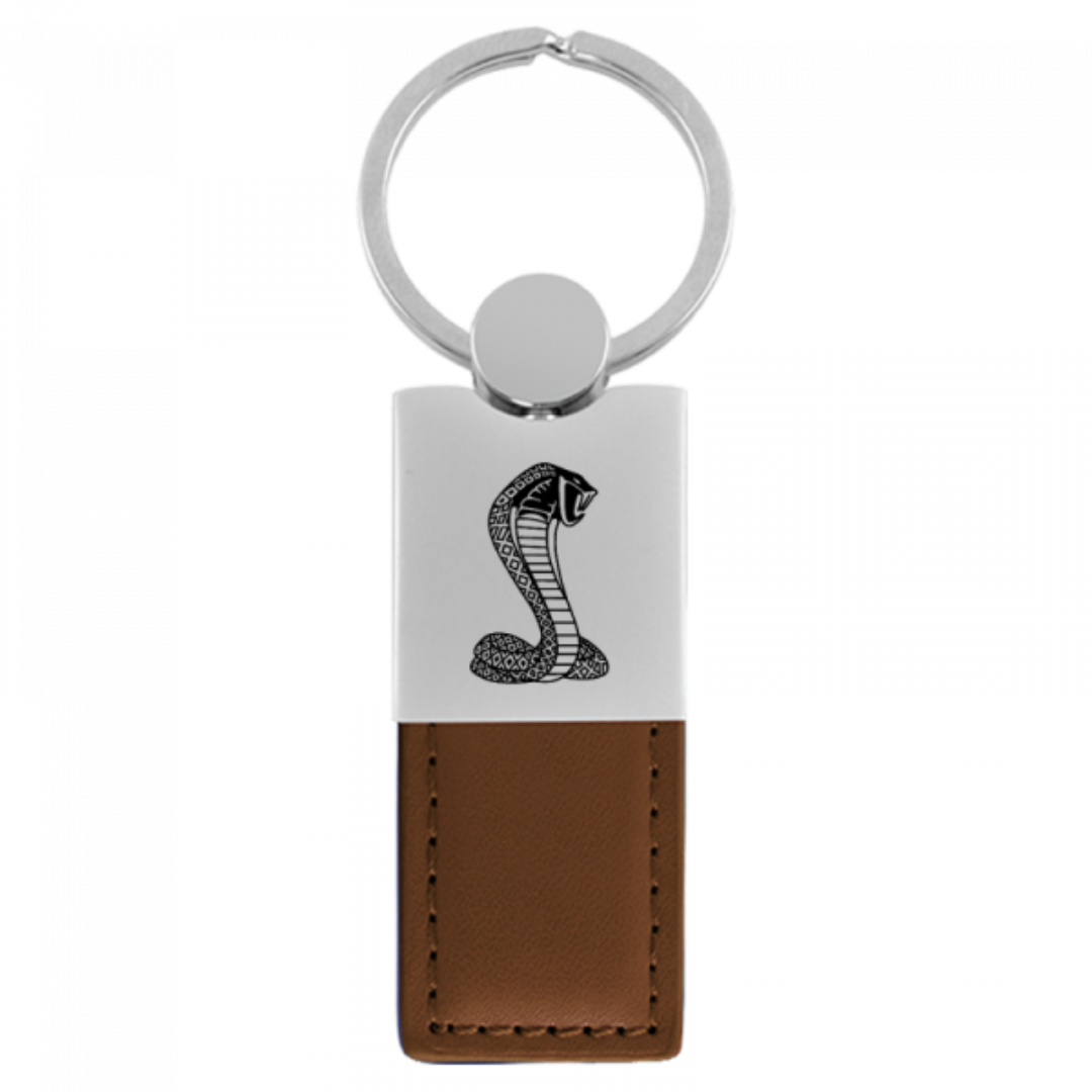 cobra-duo-leather-chrome-key-fob-brown-39520-classic-auto-store-online