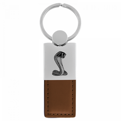 cobra-duo-leather-chrome-key-fob-brown-39520-classic-auto-store-online