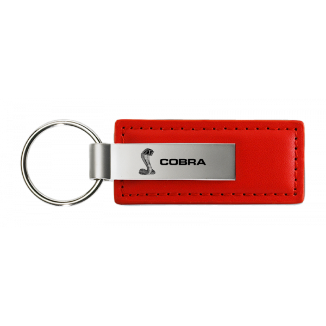 cobra-leather-key-fob-red-26131-classic-auto-store-online