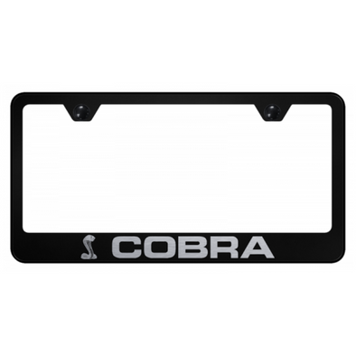 Cobra Stainless Steel Frame - Laser Etched Black