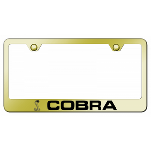 Cobra Stainless Steel Frame - Laser Etched Gold
