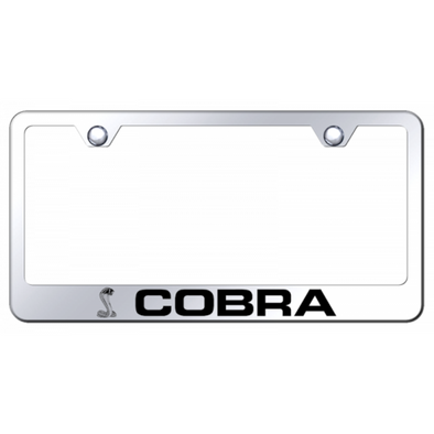 Cobra Stainless Steel Frame - Laser Etched Mirrored