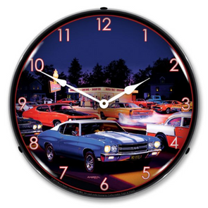 Fast Fred's Lighted Clock