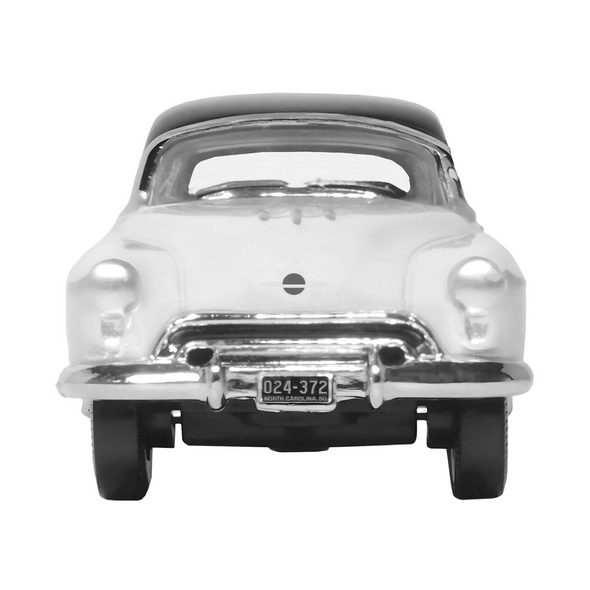 1950 Oldsmobile Rocket 88 Coupe Marol Gray with Black Top 1/87 (HO) Scale Diecast Model Car