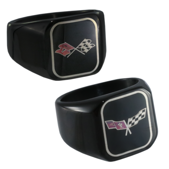 c3-color-emblem-black-stainless-signet-ring-classic-auto-store-online