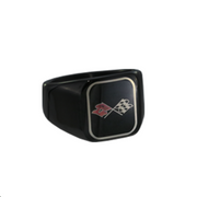 c3-color-emblem-black-stainless-signet-ring-classic-auto-store-online