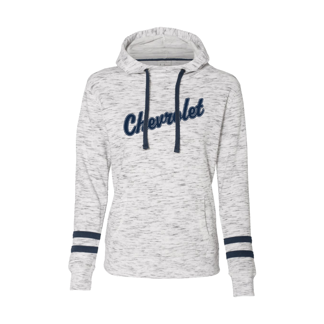 Ladies Chevrolet Heather Grey Hooded Sweatshirt