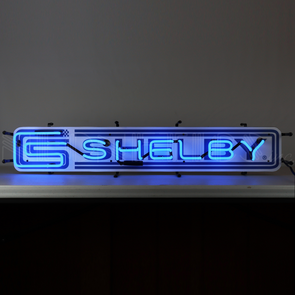 CS SHELBY JUNIOR NEON SIGN WITH BACKING