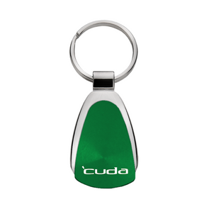 Cuda Teardrop Key Fob in Green