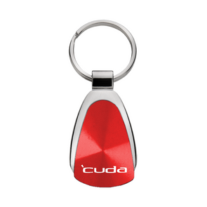 Cuda Teardrop Key Fob in Red
