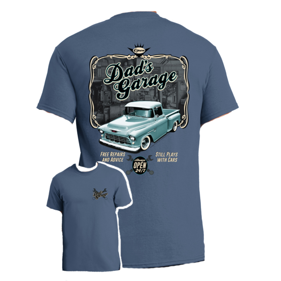 Dad's Garage Chevy Truck T-Shirt