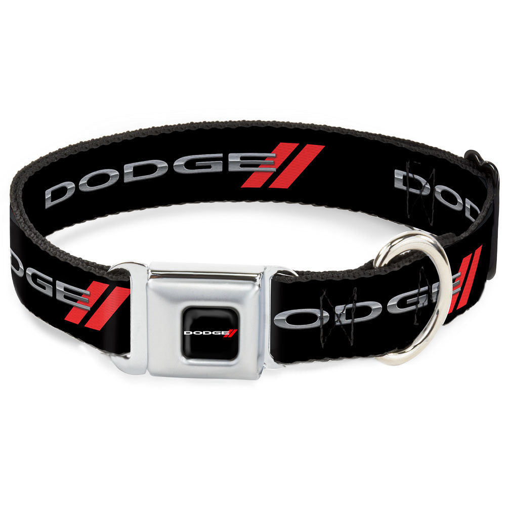 Dodge Red Rhombus Seatbelt Buckle Collar