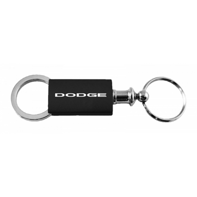 Dodge Anodized Aluminum Valet Key Fob - Black