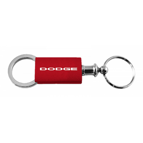 Dodge Anodized Aluminum Valet Key Fob - Red