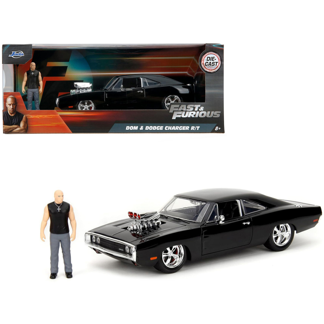Dodge Charger R/T Black 1/24 Diecast | Classic Auto Store Online