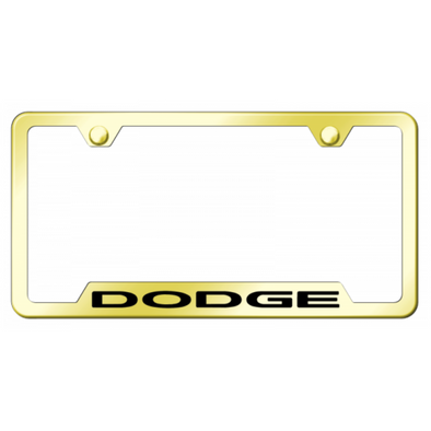 Dodge Cut-Out Frame - Laser Etched Gold