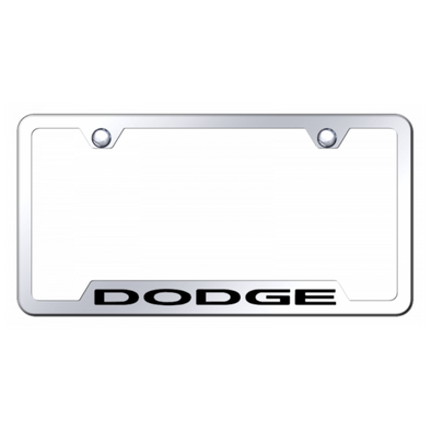 Dodge Cut-Out Frame - Laser Etched Mirrored