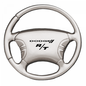 Dodge R/T Steering Wheel Key Fob - Silver