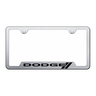 dodge-stripe-cut-out-frame-laser-etched-brushed-25003-classic-auto-store-online