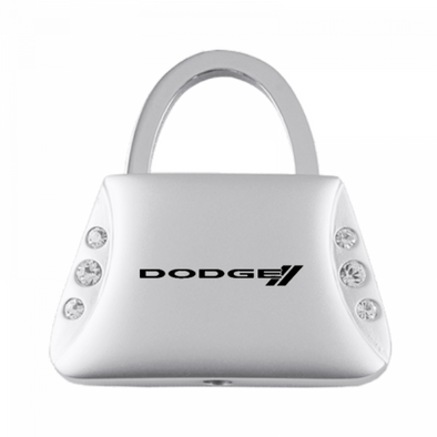 dodge-stripe-jeweled-purse-key-fob-silver-23820-classic-auto-store-online