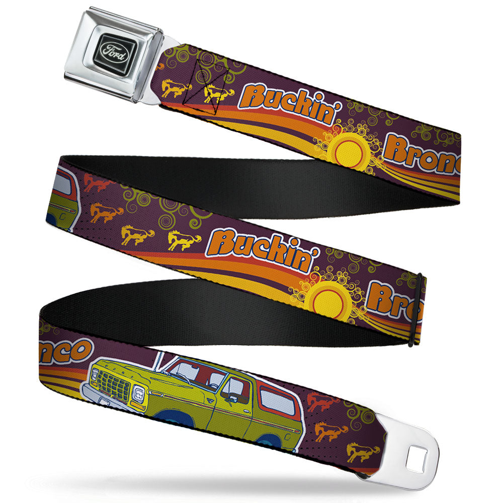 Vintage Ford Buckin' Bronco Seatbelt Belt