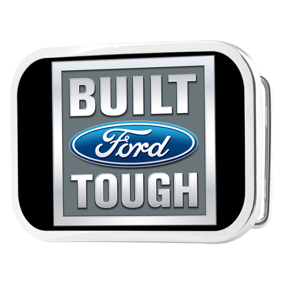 Built Ford Tough Chrome Rock Star Buckle