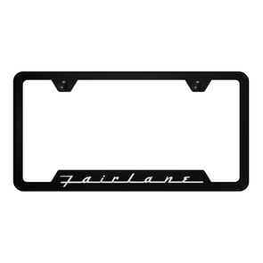 Fairlane Cut-Out Frame - Laser Etched Black