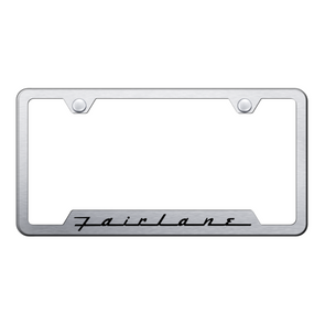 Fairlane Cut-Out Frame - Laser Etched Brushed