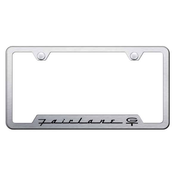 Fairlane GT Cut-Out Frame - Laser Etched Brushed