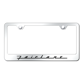 Fairlane Stainless Steel Frame - Laser Etched Mirrored