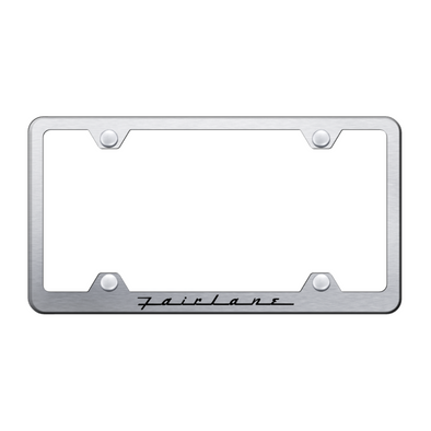 fairlane-steel-wide-body-frame-laser-etched-brushed-43672-classic-auto-store-online